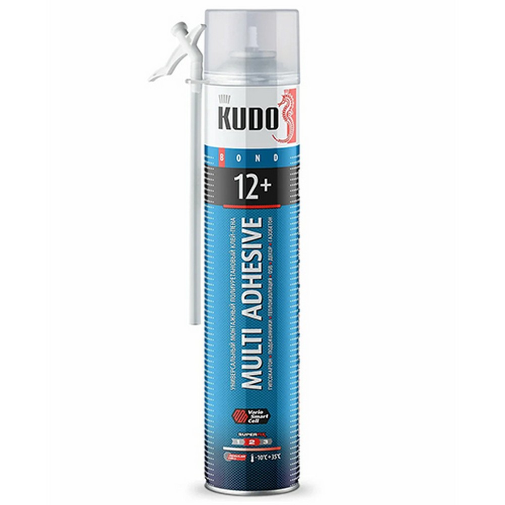 Клей-пена монтажный бытовой для теплоизоляции и декора KUDO HOME 12+ (1000 мл) (KUPH10UAU)