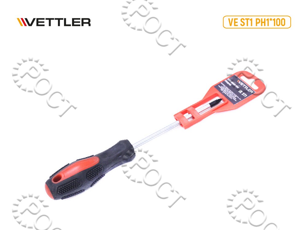 Отвертка крестовая PH1*100 VETTLER