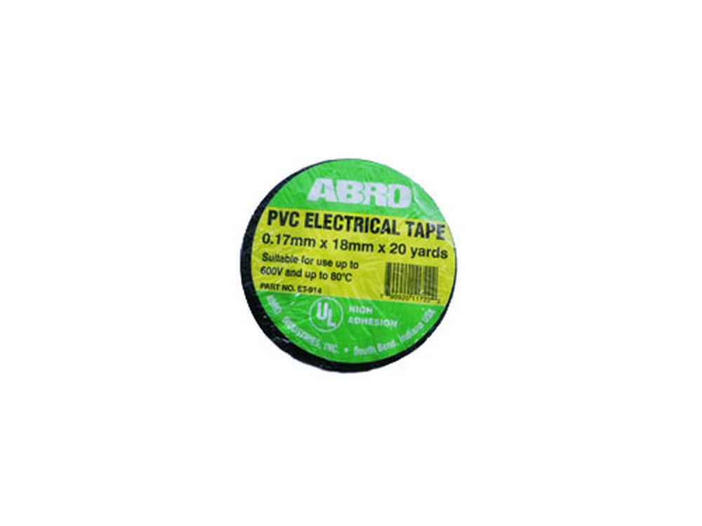 Изолента 19мм x 10м черная (ABRO)