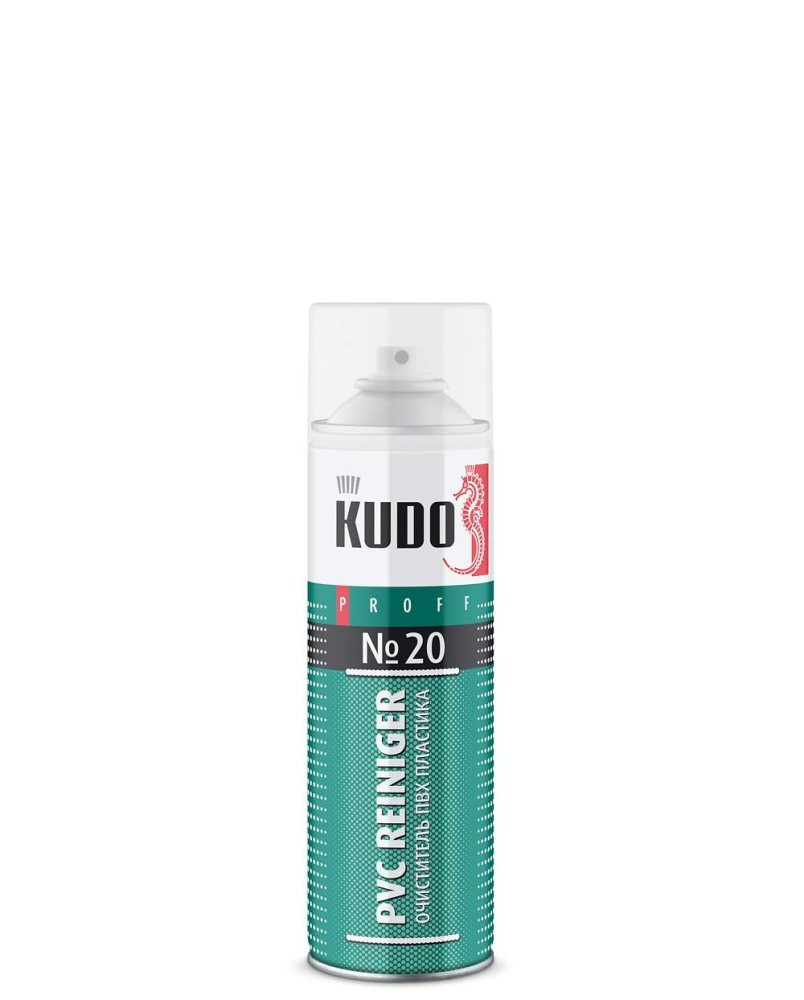 Очиститель ПВХ пластика KUDO PVC Reiniger №20 (650 мл) аэрозоль (KUPP06PVC20)