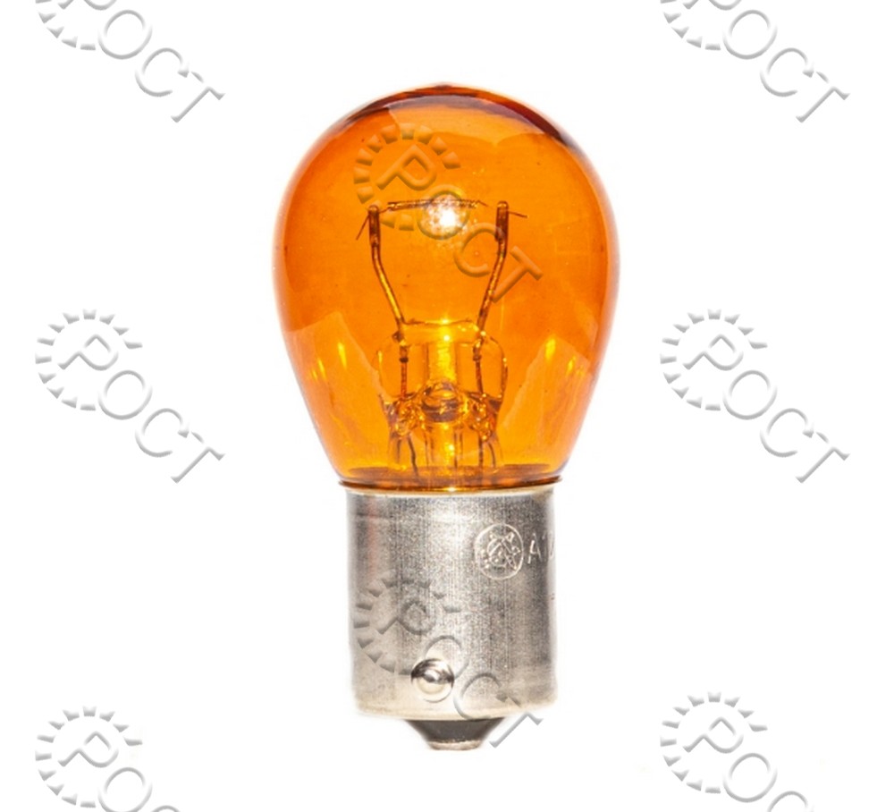Лампа 12 V 21 W (повторитель) ВА15s (желтая)  АвтоЭлектрика