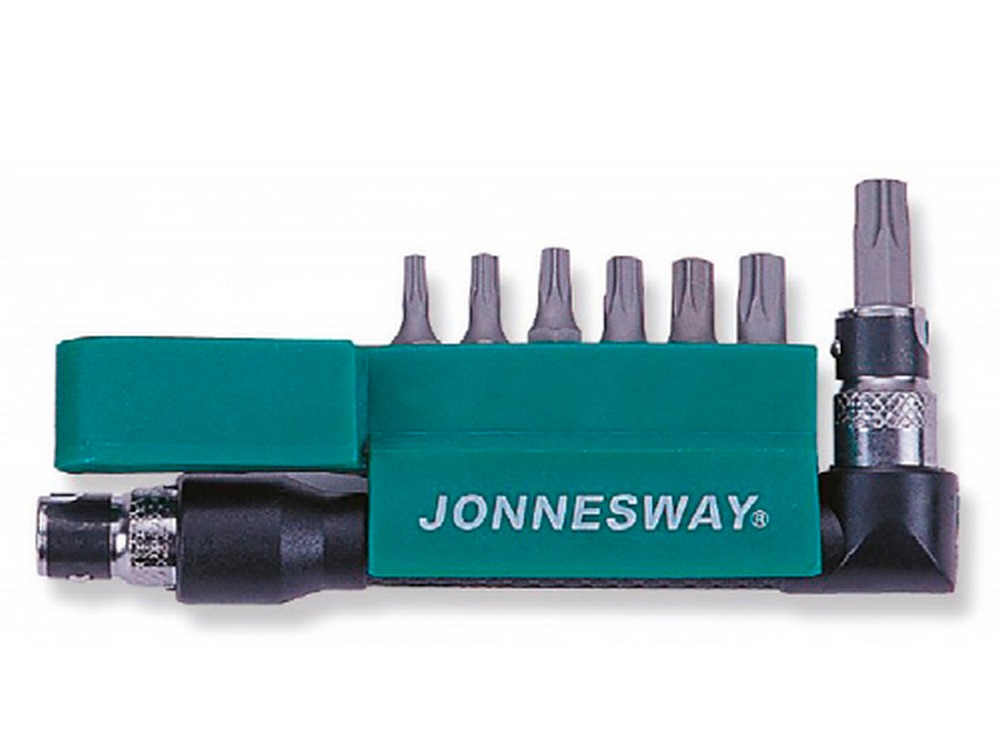 Набор бит TORX (звездочки) T10-T40,  8 предм. JONNESWAY (S08H2S8S)