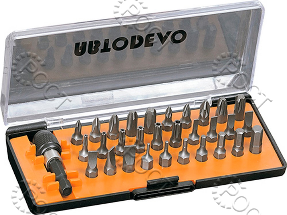 Набор бит (31 предмет) HEX, TORX, PH, PZ АвтоDело "Professional"(40643)