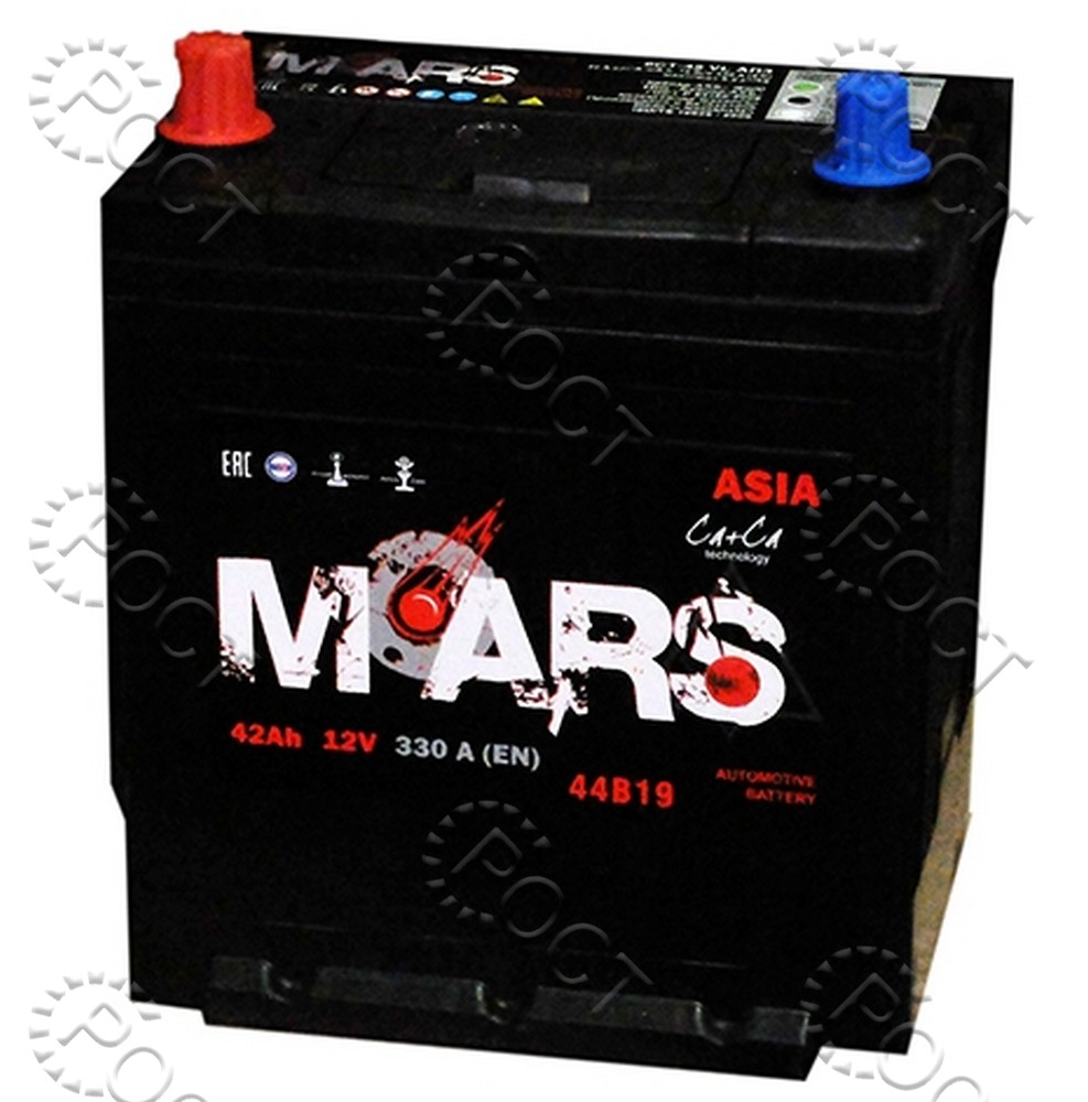 Аккумулятор  42 "MARS Asia" прямая полярность (196*134*205/226) пусковой ток 330А