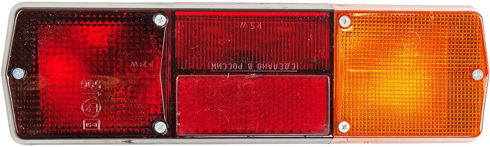 Фонарь задний Г-3307, МАЗ, КАМАЗ универсальный, левый (6 болтов) ТехАвтоСвет