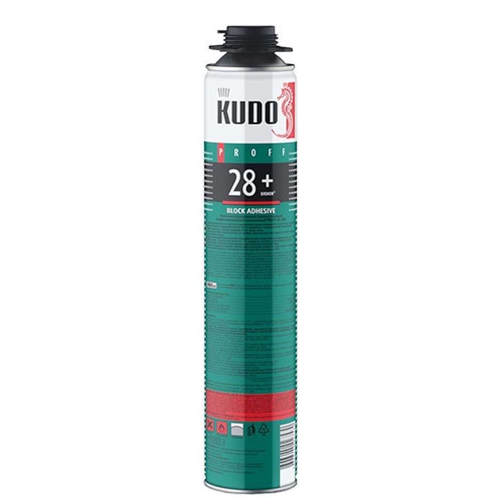 Клей конструкционный профессиональный для блоков и кирпича KUDO PROFF 28+ (1000 мл) (KUPP10UABL)