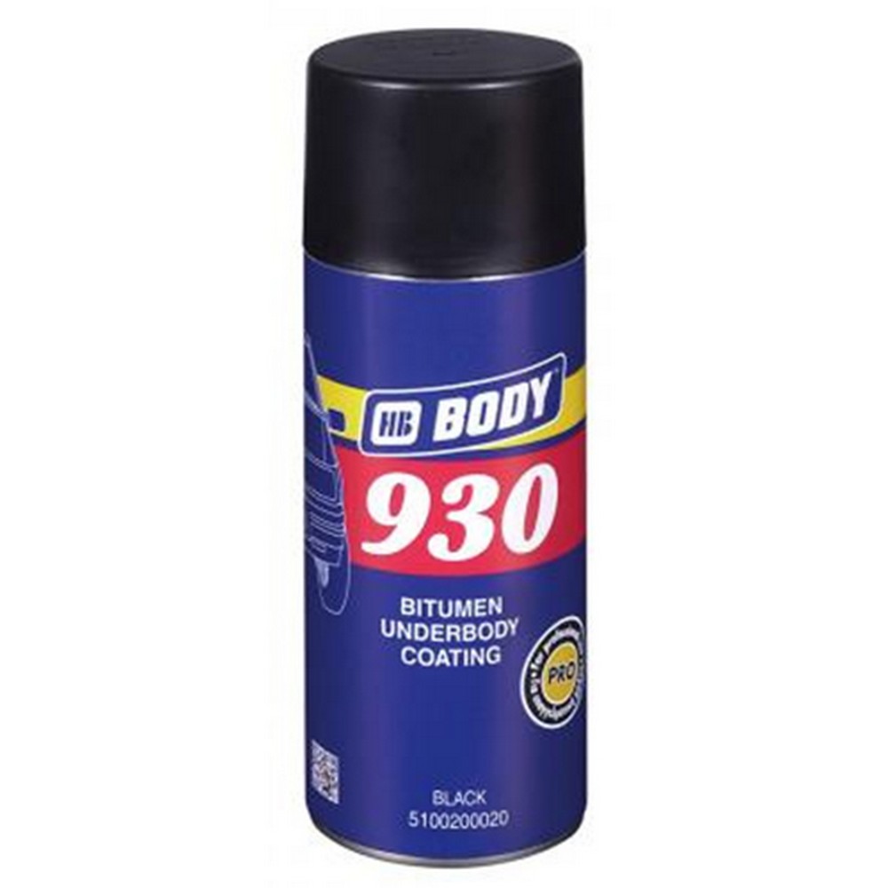 Мастика-антигравий "Body" 930 черный (0,4 л) аэрозоль (5100200020)