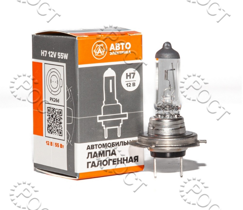 Лампа галогеновая H7 12V  55W РХ26d