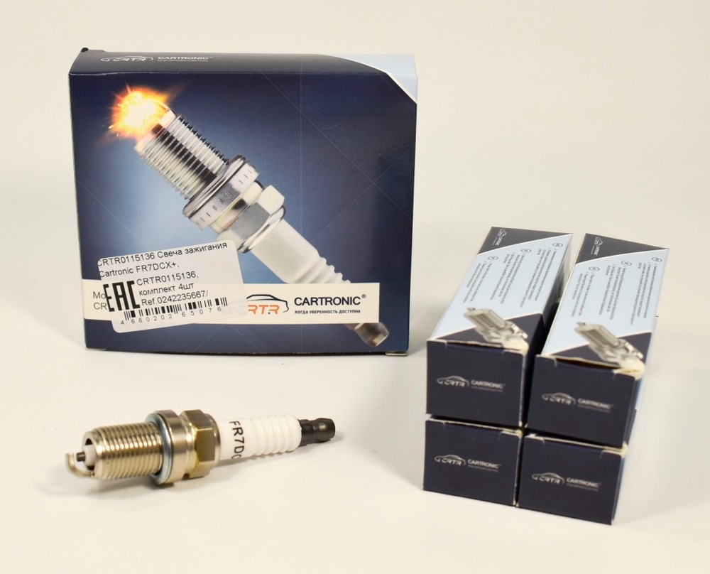 Свеча зажигания дв. ЗМЗ-4091 ЕВРО-3 1.1 FR7DCX+ (Раствор ключа, мм: 16) Длина резьбы, мм: 19 мм; Момент затяжки, нм: 28 к-т 4 шт