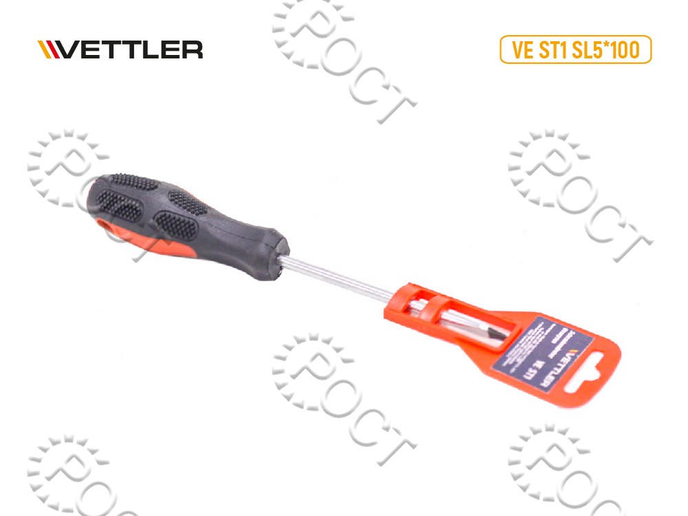 Отвертка шлицевая SL5*100 VETTLER