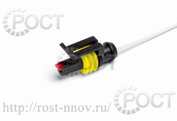 Колодка 1-но контактная гнездовая, с проводами (мин. уп-ка 20шт.) CARGEN