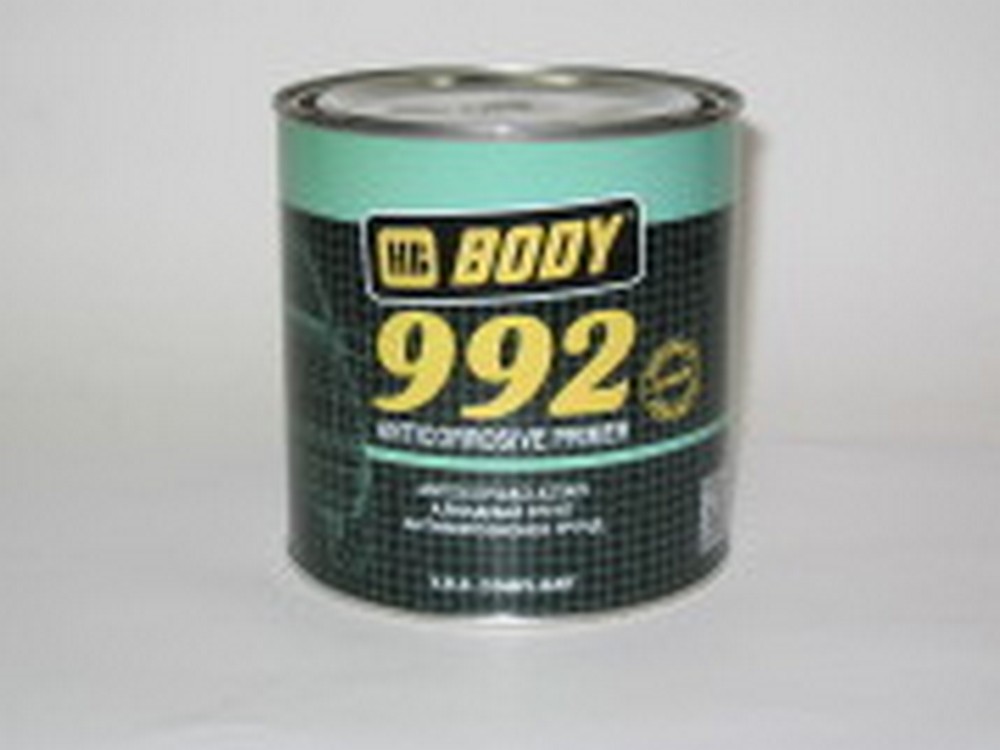 Грунт алкидный (1-комп.) Body 992 антикоррозионный черный  (1кг) банка (9920200001)