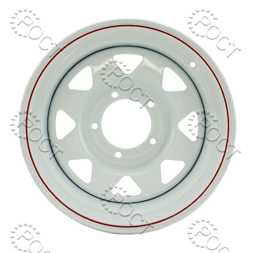 Диск колеса УАЗ (R15) стальной 15x7 5x139.7 CB110 ET0 белый