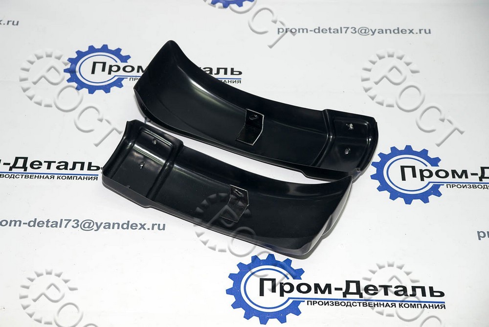 Накладка бампера переднего УАЗ-452, левая/правая, угол (пластик) к-т 2 шт.