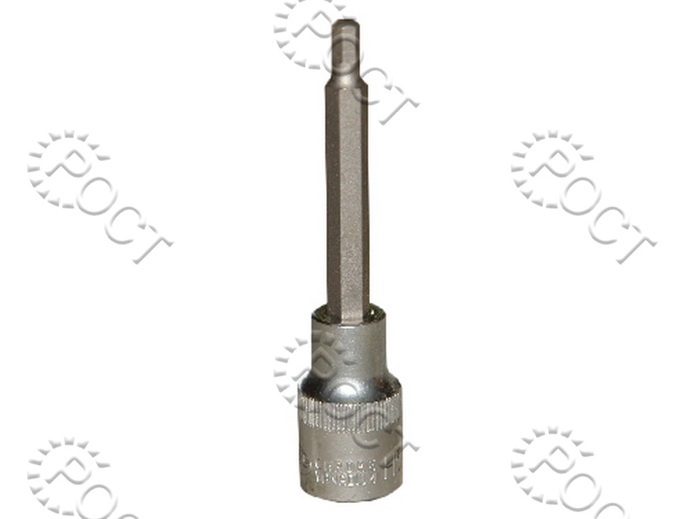 Головка торцевая  HEX  5 мм (1/2") 100 мм со вставкой АвтоDело (39385)