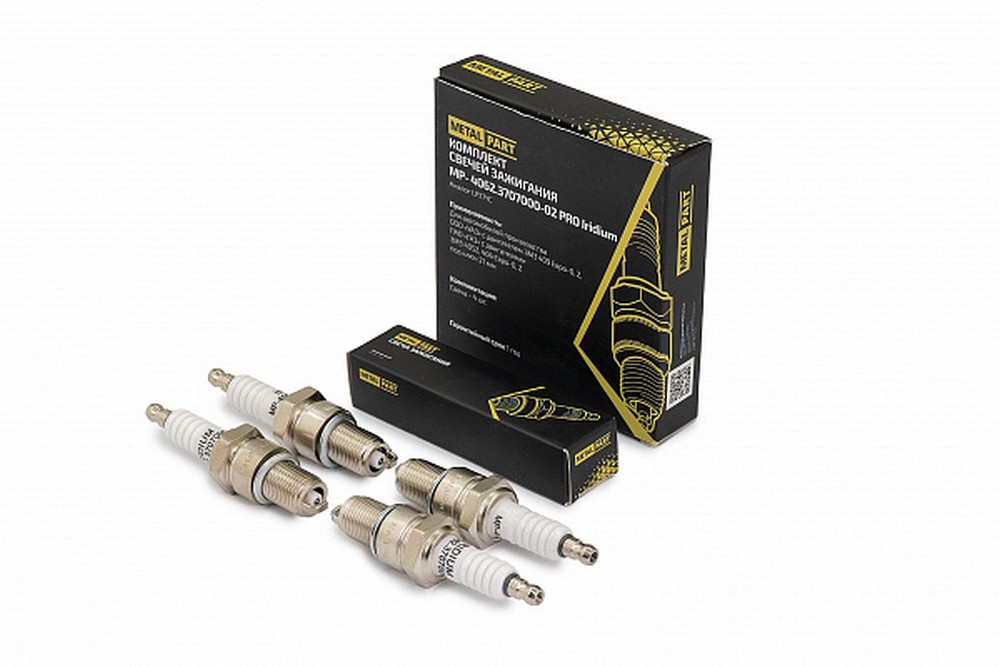 Свеча зажигания дв. ЗМЗ-405, 406, 409 (к-т 4 шт.) (аналог LR17YC) IRIDIUM (937020)