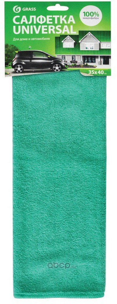 Салфетка микрофибра "GraSS" универсальная (35см*40см) индивид. упаковка