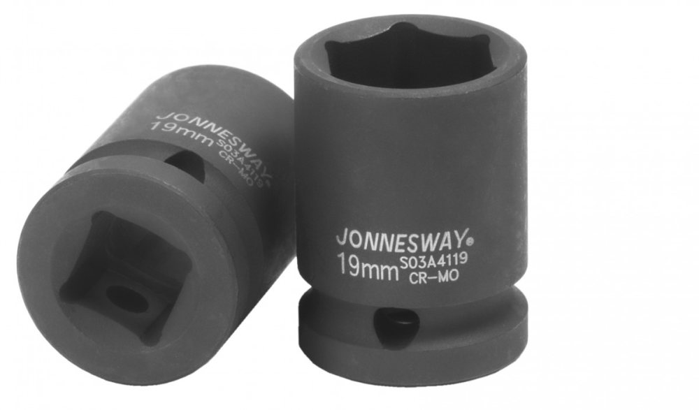 Головка ударная торцевая 19мм (1/2") JONNESWAY (S03A4119)
