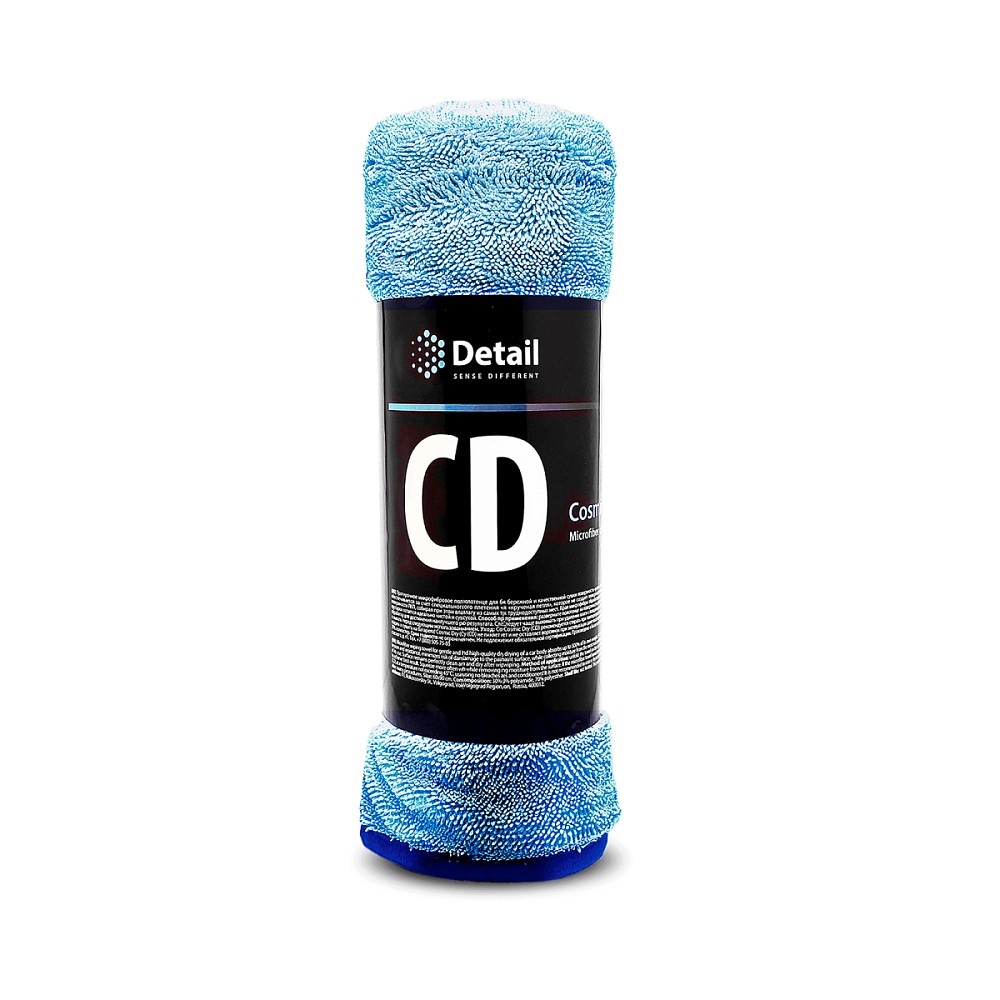Полотенце микрофибра "Detail" CD "Cosmic Dry" (60 х 90 см.) для сушки кузова (DT-0352)
