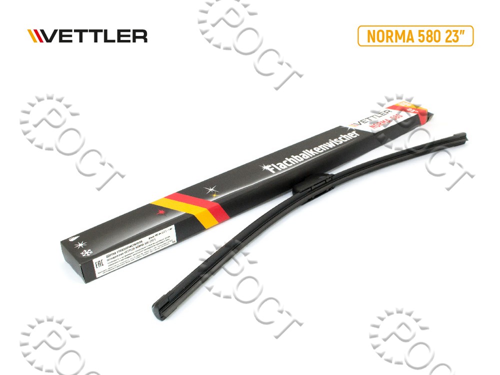 Щетка стеклоочистителя  580 мм/23" бескаркасная NORMA