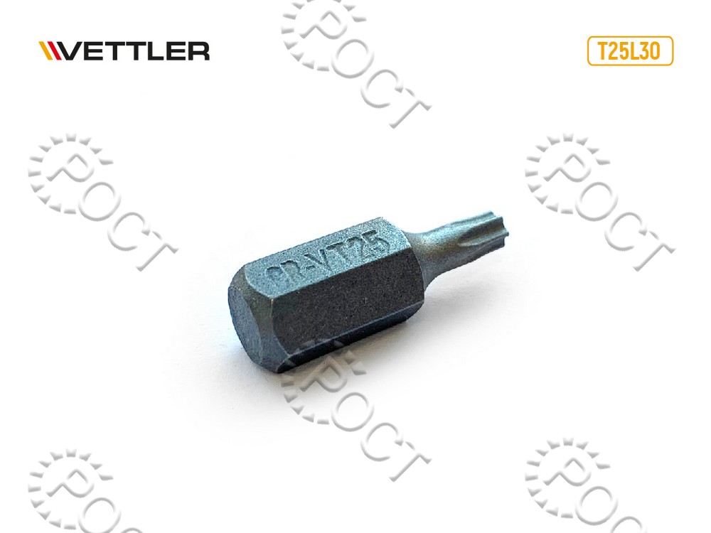 Бита вставка TORX T25 3/8" 30мм VETTLER