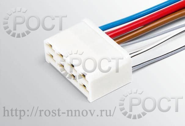 Колодка замка зажигания ВАЗ-2110-15 с проводами (мин. уп-ка 10шт.) CARGEN