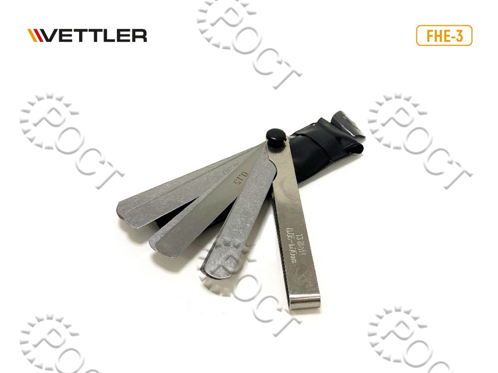 Щупы измерительные набор FHE-3 /100мм/13листов (0.05-1.0мм) VETTLER