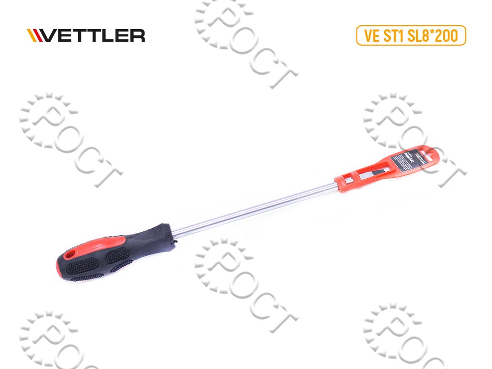 Отвертка шлицевая SL8*200 VETTLER
