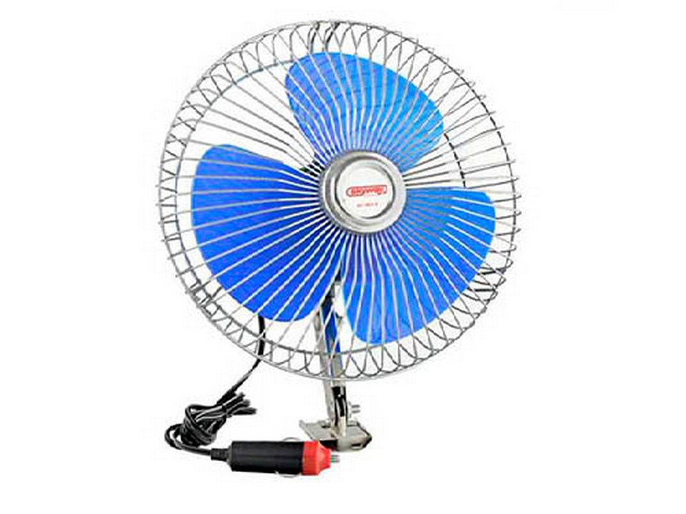 Вентилятор 6" а/м в салон SKYWAY 24V винт. крепление металл-пластик (S01901004)