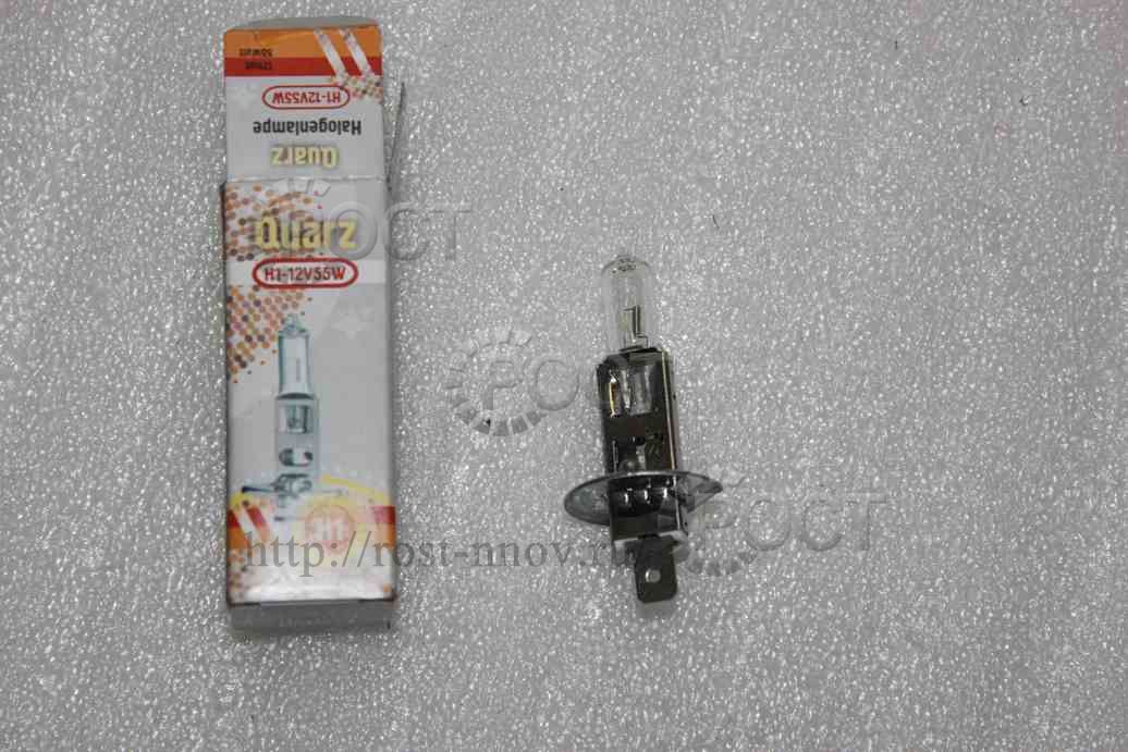 Лампа галогеновая H1 12V  55W Quarz(17138)