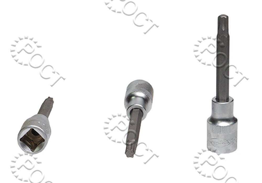 Головка торцевая  TORX Т45 (1/2") 100 мм со вставкой АвтоDело (39645)