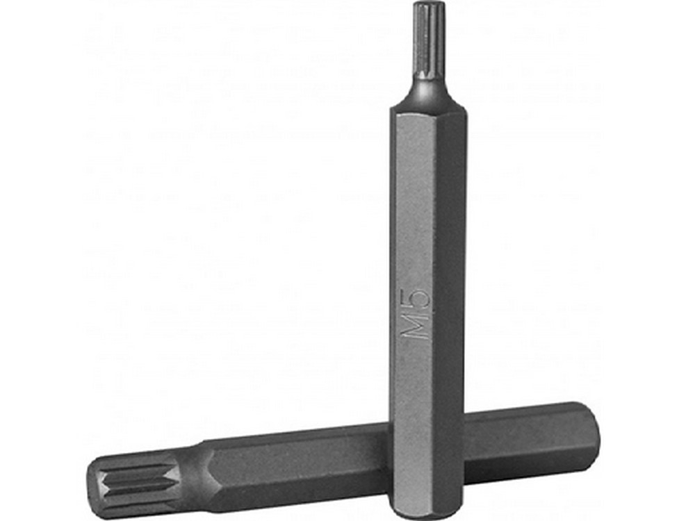 Бита SPLINE М10 (шестигр. 10мм, длина 75мм) сталь S2 JONNESWAY (D10M75M10A)