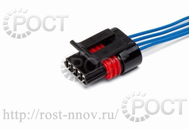 Колодка датчика холостого хода ВАЗ-2108-15, 1118, 2170 с проводами (уп-ка 15шт.) CARGEN