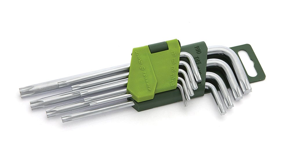 Набор ключей L-образн. TORX  ( 9 предметов) (T10-T50)  "ДТ"/40