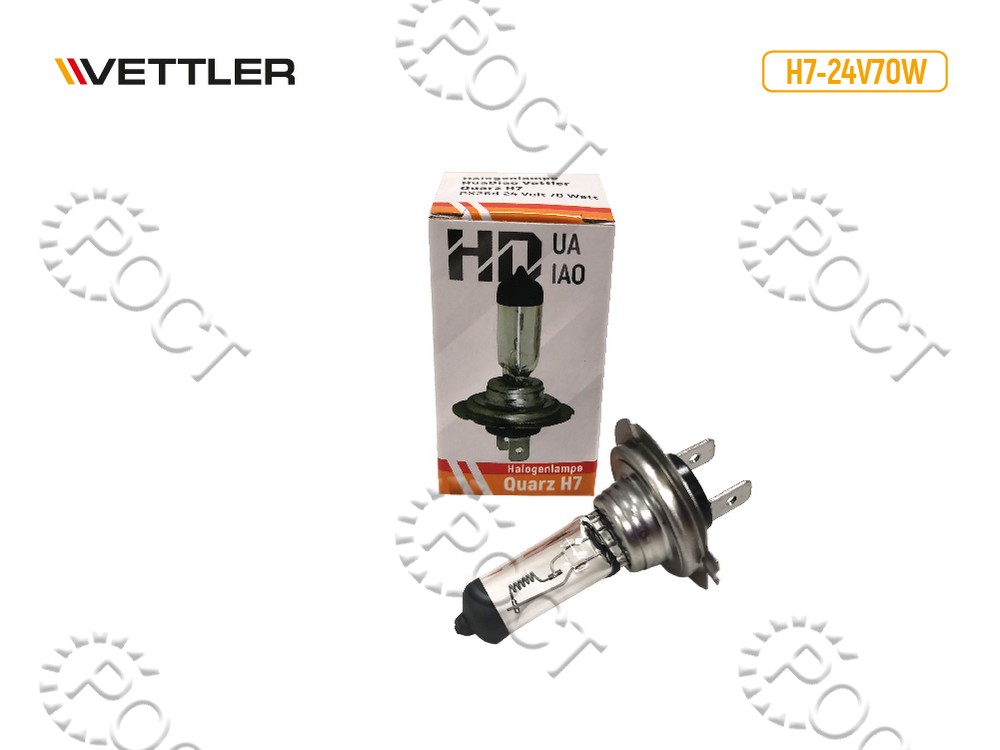 Лампа галогеновая H7 24V  70W Quarz