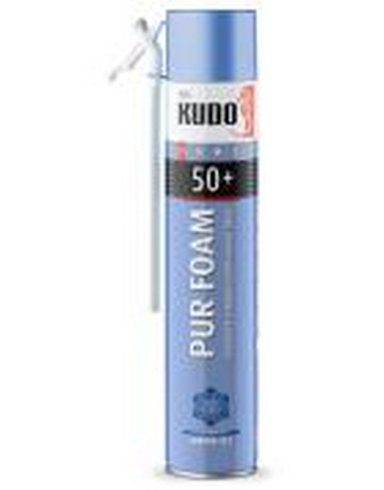 Пена монтажная бытовая KUDO HOME 50+ ARKTIKA -18*С (1000 мл., 800 гр.) (KUPH10W50+)