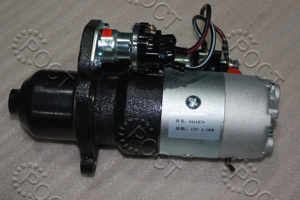 Стартер дв.Cummins 3.8 (12V 4kW) (5263797) (с реле) Аналог (С+)
