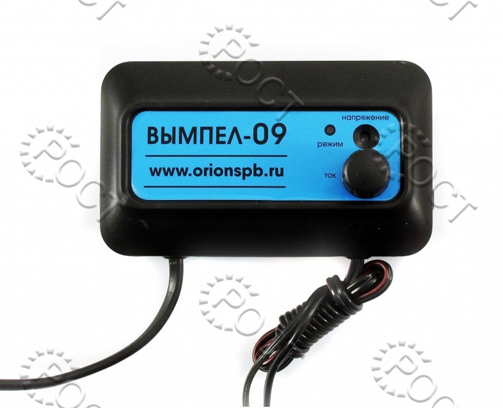 Зарядное устройство для аккумуляторов "Вымпел- 09" (автомат, 0.2-1.2А, 12-16В, для гелевых и кислот.АКБ с рег.ток+напр)