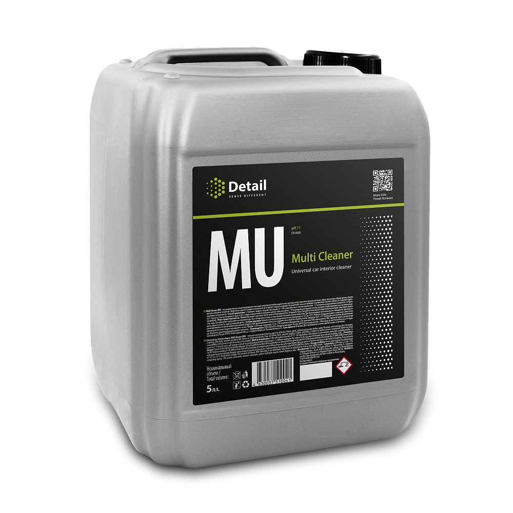 Очиститель обивки салона "Detail" MU "Multi Cleaner" универсальный (5 л.) канистра