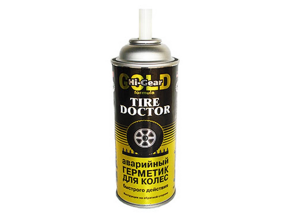 Герметик шин Hi-Gear "TIRE DOCTOR" аварийный быстрого действия (340 г) аэрозоль (HG5335)