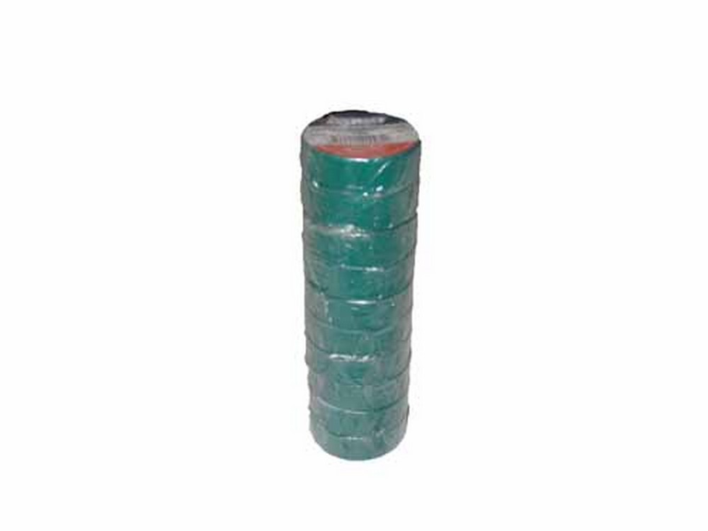 Изолента 19мм x 10м зеленая (ABRO)