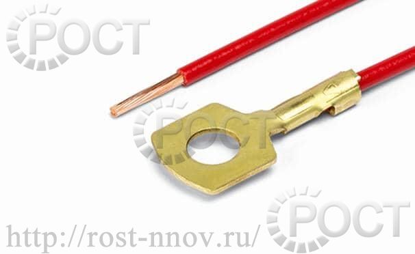 Контакт кольцевой D 5,2мм, обжатый с проводом (мин. уп-ка 10шт.) CARGEN