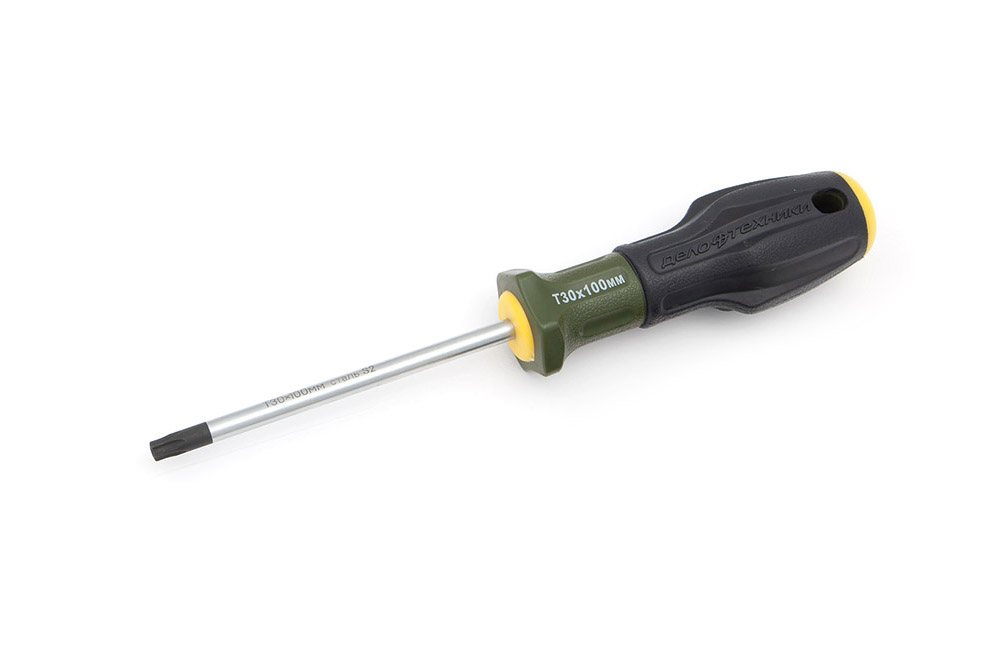 Отвертка TORX с отверстием T30х100 мм  120/12