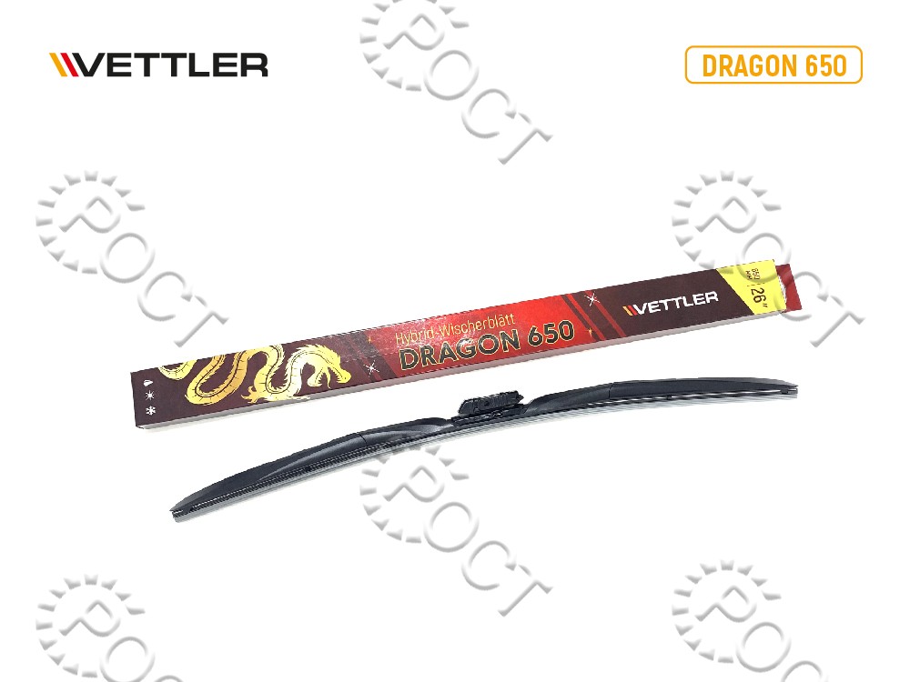 Щетка стеклоочистителя  650 мм/26" гибридная VETTLER DRAGON