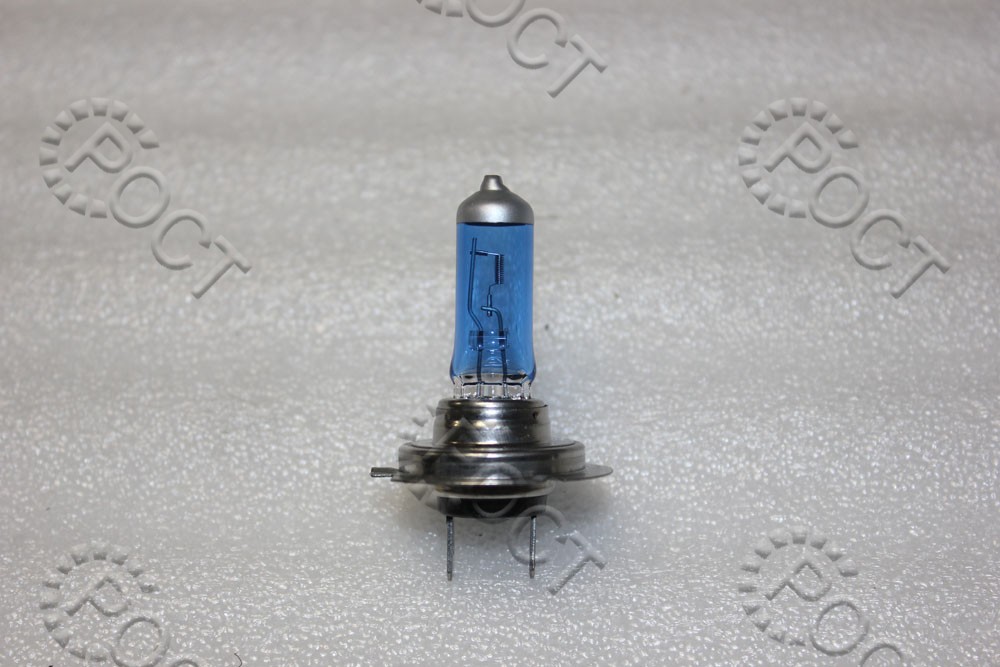 Лампа галогеновая H7 12V  55W AQUAMARIN super white