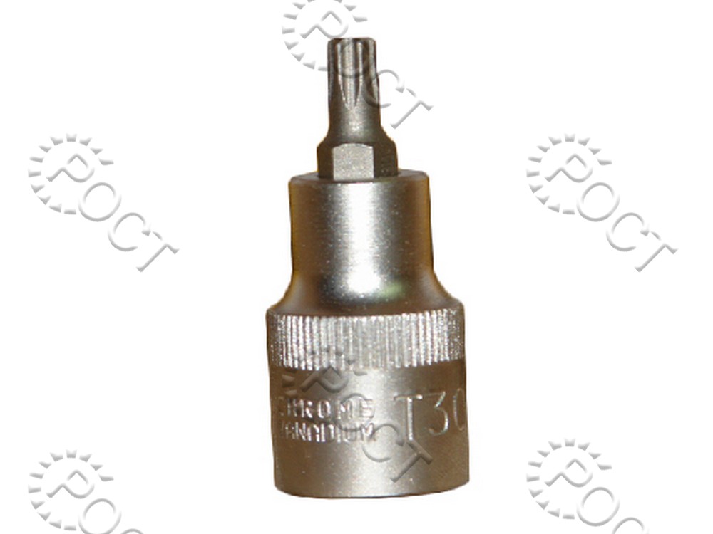 Головка торцевая  TORX Т30 (1/2")  55 мм  со вставкой АвтоDело (39330)