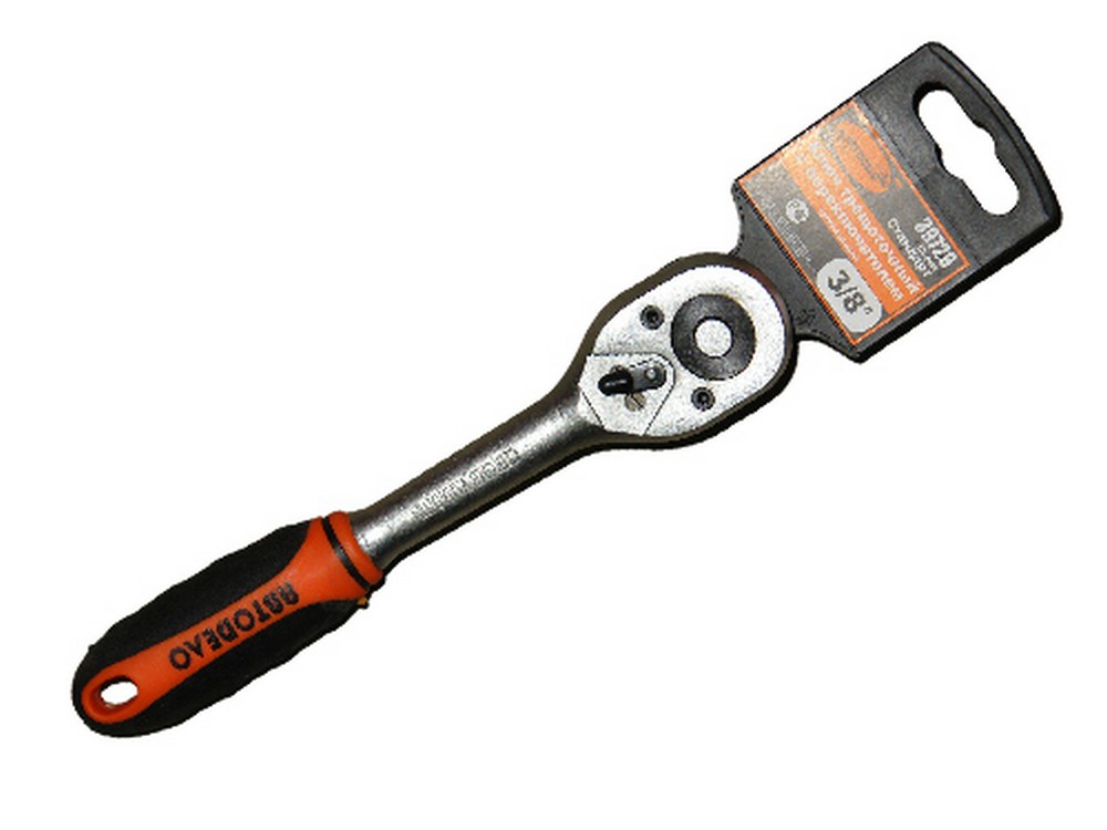 Трещотка  3/8" L200 мм 45 зубов АвтоDело (39729)