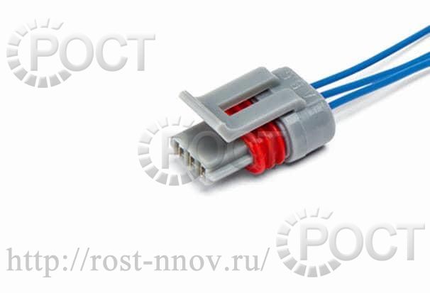 Колодка датчика фаз ВАЗ-2108-12, 1118 с проводами (мин. уп-ка 15шт.) CARGEN