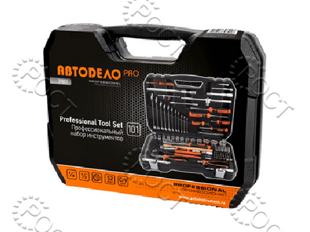 Набор инструмента  АвтоDело "Professional" 101 предм. 1/2"-1/4" (39801)