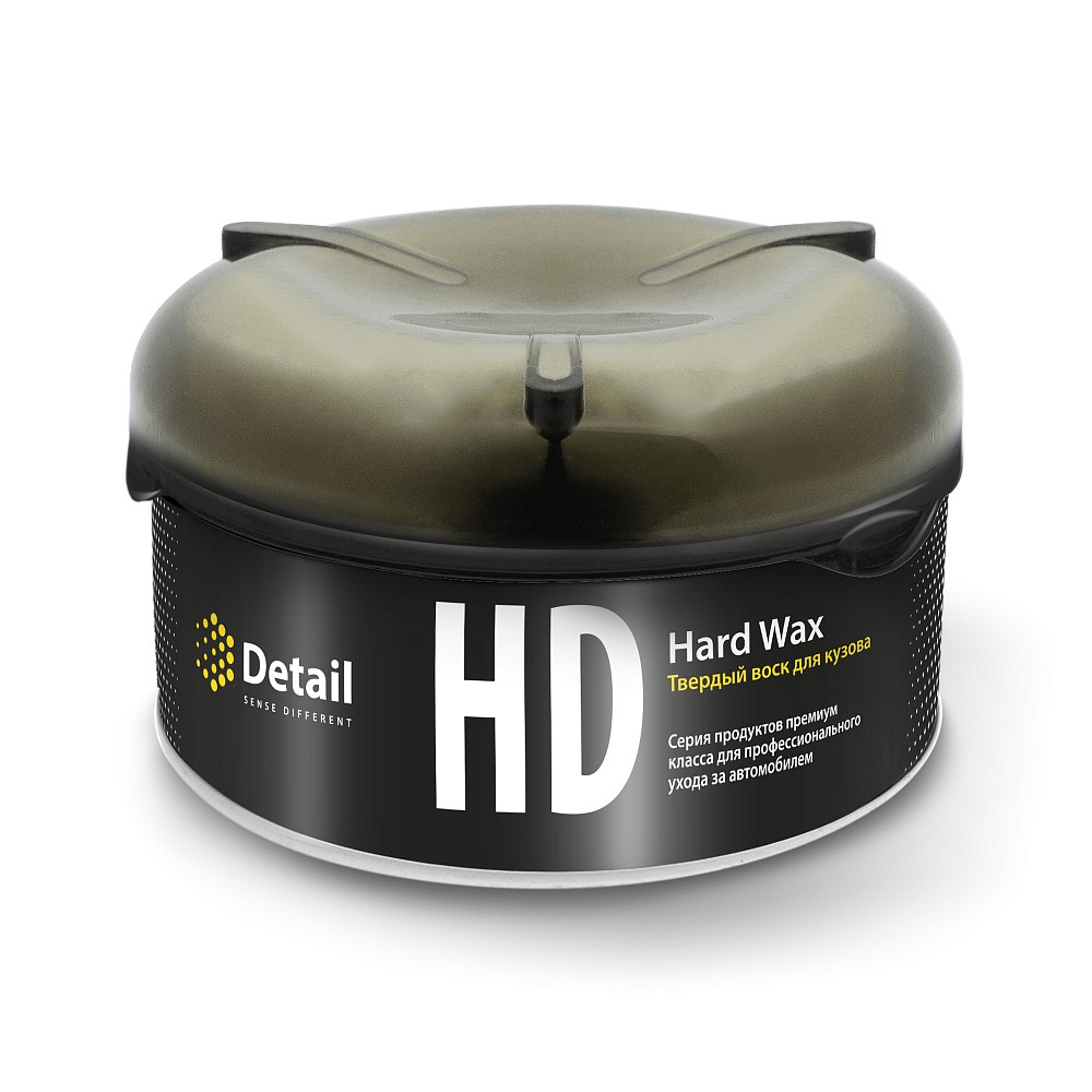 Полироль кузова Detail "Hard Wax" HD твёрдый воск (200 гр.) банка